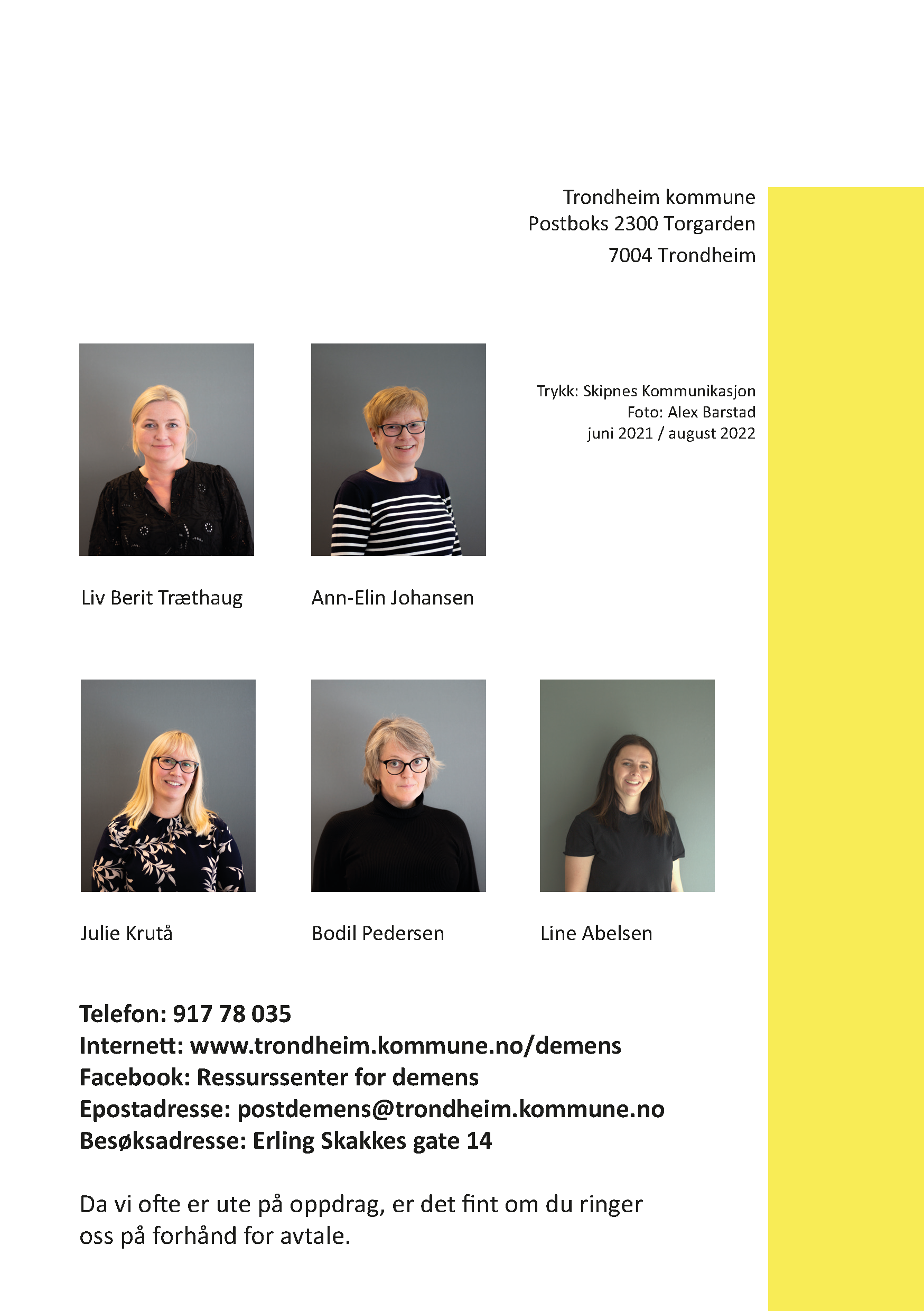 Brosjyre ressurssenter for demens side 4